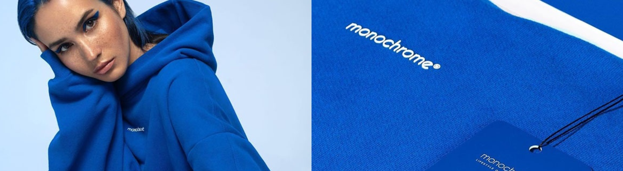 Пример использования синего цвета